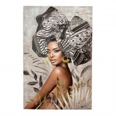 Πίνακας σε καμβά Jewler I 3D Inart 80x3x120εκ