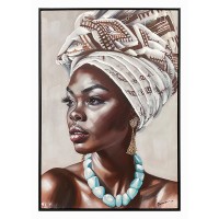 Πίνακας σε καμβά Zaira Ι Inart με πλαίσιο 70x3.5x100εκ