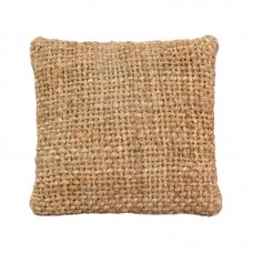 Μαξιλάρι Petron Inart φυσικό γιούτα 45x45x12.5εκ