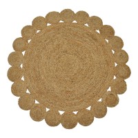 Χαλί Voni Inart φυσικό γιούτα Φ100x1εκ