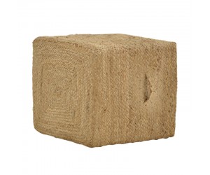 Σκαμπό Tresa Inart φυσικό 100% γιούτα 50x50x35εκ Σκαμπό Tresa Inart φυσικό 100% γιούτα 50x50x35εκ