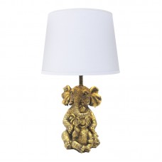 Επιτραπέζιο φωτιστικό Eliom Inart E27 χάλκινο-λευκό μέταλλο Φ25x41εκ