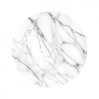 Επιφάνεια τραπεζιού Kailo pakoworld τ.Werzalit όψη μαρμάρου Φ60εκ