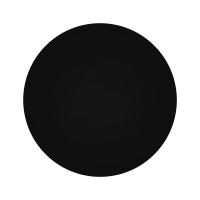 Επιφάνεια τραπεζιού Senlo pakoworld τ.Werzalit μαύρο Φ60εκ