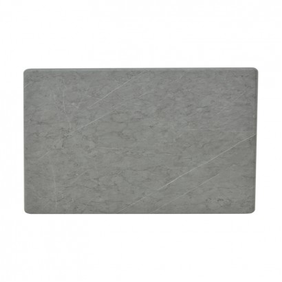 Επιφάνεια τραπεζιού Zerbo pakoworld τ.Werzalit σε γκρι απόχρωση μαρμάρου 120x80εκ