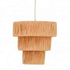 Φωτιστικό οροφής Bombe Inart E27 φυσικό Φ40x120εκ