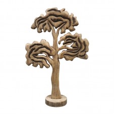 Επιτραπέζιο διακοσμητικό δέντρο Ethelia Inart φυσικό μάνγκο ξύλο 35.5x11x53εκ