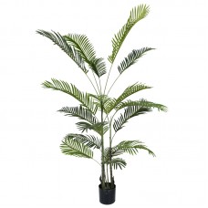 Διακοσμητικό φυτό Areca ΙΙΙ σε γλάστρα Inart πράσινο pp Υ180εκ