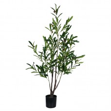 Διακοσμητικό φυτό Olive tree σε γλάστρα Inart πράσινο pp Υ120εκ