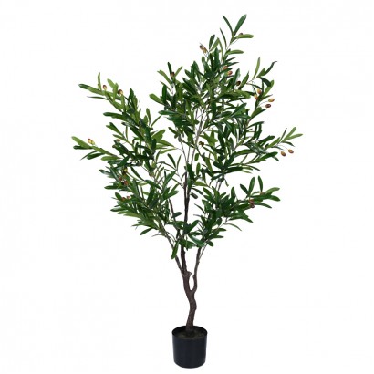 Διακοσμητικό φυτό Olive tree I σε γλάστρα Inart πράσινο pp Υ150εκ