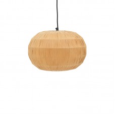 Φωτιστικό οροφής Ozelia Inart καφέ press papier-μέταλλο Φ33x122εκ