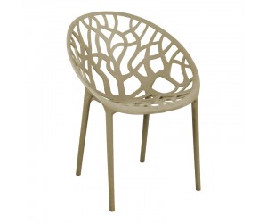 Πολυθρόνα Daren pakoworld pp σε cappuccino απόχρωση 59x60x79,5εκ Πολυθρόνα Daren pakoworld pp σε cappuccino απόχρωση 59x60x79,5εκ