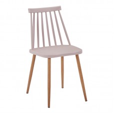 Καρέκλα Aurora I pakoworld pp σε μόκα απόχρωση-πόδι μεταλλικό φυσικό 43x48x79εκ Καρέκλα Aurora I pakoworld pp σε μόκα απόχρωση-πόδι μεταλλικό φυσικό 43x48x79εκ