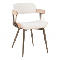 Πολυθρόνα Cameo pakoworld μέταλλο μπρονζέ-white-wash ξύλο-μπέζ ύφασμα 53x49.5x75.5εκ Πολυθρόνα Cameo pakoworld μέταλλο μπρονζέ-white-wash ξύλο-μπέζ ύφασμα 53x49.5x75.5εκ
