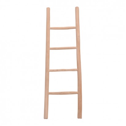 Σκάλα Morjeve pakoworld teak ξύλο σε φυσική απόχρωση 45x6x150εκ