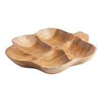 Διακοσμητική πιατέλα Feya pakoworld teak ξύλο σε φυσική απόχρωση 18x30x5εκ Διακοσμητική πιατέλα Feya pakoworld teak ξύλο σε φυσική απόχρωση 18x30x5εκ