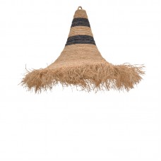 Φωτιστικό οροφής Herbon Inart ψάθα σε φυσική απόχρωση 100x100x81εκ