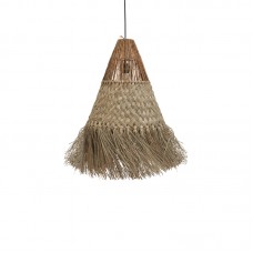 Φωτιστικό οροφής Vajem Inart mendong σε φυσική απόχρωση 50x50x70εκ