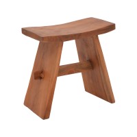 Σκαμπό Shogun pakoworld teak ξύλο σε φυσική απόχρωση 46x28x46εκ Σκαμπό Shogun pakoworld teak ξύλο σε φυσική απόχρωση 46x28x46εκ