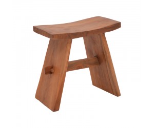 Σκαμπό Shogun pakoworld teak ξύλο σε φυσική απόχρωση 46x28x46εκ Σκαμπό Shogun pakoworld teak ξύλο σε φυσική απόχρωση 46x28x46εκ