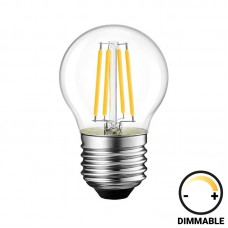 Λαμπτήρας LED G45 Bulb pakoworld dimmable 6W E27 clear Λαμπτήρας LED G45 Bulb pakoworld dimmable 6W E27 clear