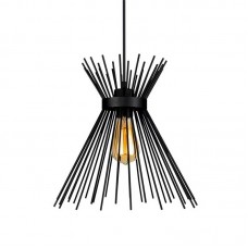 Φωτιστικό οροφής Candle I pakoworld E27 μέταλλο μαύρο Φ25x30εκ Φωτιστικό οροφής Candle I pakoworld E27 μέταλλο μαύρο Φ25x30εκ