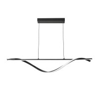 Φωτιστικό οροφής Infinity pakoworld led μέταλλο μαύρο 120x12x150εκ Φωτιστικό οροφής Infinity pakoworld led μέταλλο μαύρο 120x12x150εκ