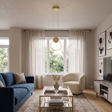 Φωτιστικό οροφής Ganden pakoworld led χρυσό μεταλλικό Φ26,5x20εκ Φωτιστικό οροφής Ganden pakoworld led χρυσό μεταλλικό Φ26,5x20εκ