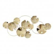 Διακοσμητικό τοίχου Lacy Inart μέταλλο σε χρυσή απόχρωση 118x57x5εκ