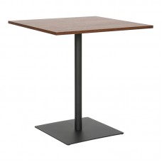 Τραπέζι Nerobian pakoworld mdf σε καρυδί απόχρωση 70x70x75εκ