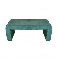 Σκαμπό Gagga Inart βελούδο σε πράσινη απόχρωση 110x40x45εκ