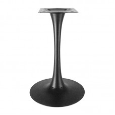 Βάση τραπεζιού Cosmopol pakoworld μεταλλική σε μαύρη απόχρωση Φ50x72εκ