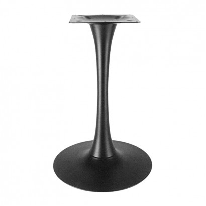 Βάση τραπεζιού Cosmopol pakoworld μεταλλική σε μαύρη απόχρωση Φ50x72εκ