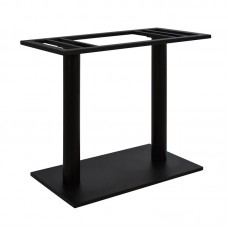 Βάση τραπεζιού Soign pakoworld μεταλλική σε μαύρη απόχρωση 80x40x72εκ Βάση τραπεζιού Soign pakoworld μεταλλική σε μαύρη απόχρωση 80x40x72εκ
