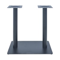 Βάση τραπεζιού μπαρ Givosa pakoworld μεταλλική σε μαύρη απόχρωση 73x40x108εκ