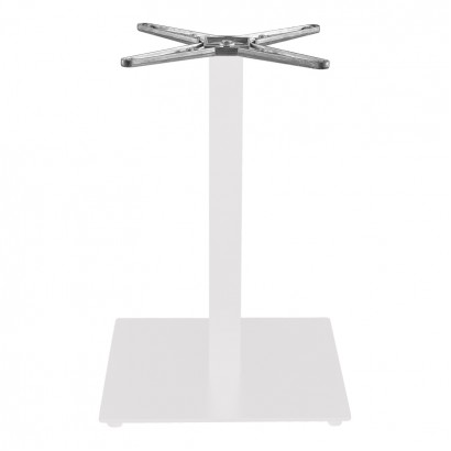Βάση τραπεζιού Thonor pakoworld μεταλλική σε λευκή απόχρωση 48x48x73εκ