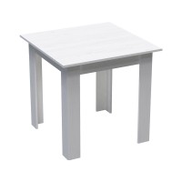 Τραπέζι Manka I pakoworld σε λευκή απόχρωση 80x80x77εκ Τραπέζι Manka I pakoworld σε λευκή απόχρωση 80x80x77εκ