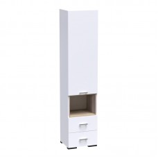 Βιτρίνα-στήλη Toscana pakoworld σε λευκή απόχρωση 50x42x222.5εκ Βιτρίνα-στήλη Toscana pakoworld σε λευκή απόχρωση 50x42x222.5εκ