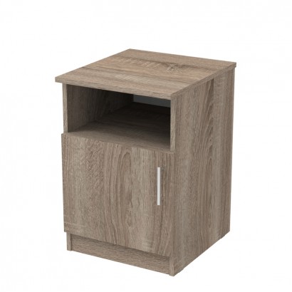 Κομοδίνο Galdi pakoworld σε sonoma truffle απόχρωση 40x45x60εκ