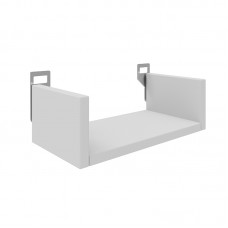 Ραφιέρα τοίχου Derva pakoworld σε λευκή απόχρωση 30x15x10cm