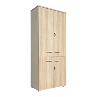 Ντουλάπα γραφείου Stark pakoworld σε oak-μπεζ 80x40x200εκ Ντουλάπα γραφείου Stark pakoworld σε oak-μπεζ 80x40x200εκ