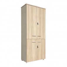 Ντουλάπα γραφείου Stark pakoworld σε oak-μπεζ 80x40x200εκ Ντουλάπα γραφείου Stark pakoworld σε oak-μπεζ 80x40x200εκ