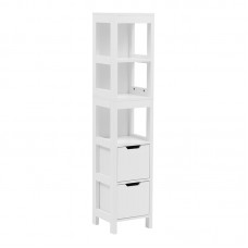 Ντουλάπι-στήλη Kelby pakoworld mdf λευκό 30x30x144εκ Ντουλάπι-στήλη Kelby pakoworld mdf λευκό 30x30x144εκ