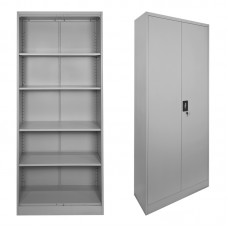 Μεταλλική ντουλάπα Ugren pakoworld σε ανοιχτό γκρι 70x40x180εκ