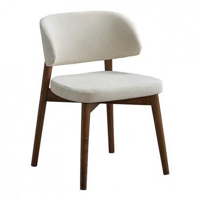 Καρέκλα Siena pakoworld rubberwood σε καρυδί-εκρού απόχρωση 48x50x81εκ Καρέκλα Siena pakoworld rubberwood σε καρυδί-εκρού απόχρωση 48x50x81εκ