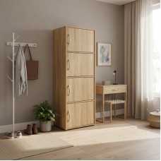 Ντουλάπι-στήλη Soline pakoworld σε sonoma απόχρωση 40x34.5x120εκ Ντουλάπι-στήλη Soline pakoworld σε sonoma απόχρωση 40x34.5x120εκ