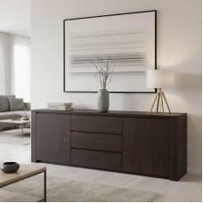 Μπουφές Kalya pakoworld σε wenge απόχρωση 220x49x89.5εκ Μπουφές Kalya pakoworld σε wenge απόχρωση 220x49x89.5εκ