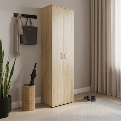 Παπουτσοθήκη-Ντουλάπα Racka pakoworld σε sonoma απόχρωση 58x34x186εκ