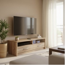 Έπιπλο τηλεόρασης Podizor pakoworld σε sonoma απόχρωση 120x45x42.5εκ Έπιπλο τηλεόρασης Podizor pakoworld σε sonoma απόχρωση 120x45x42.5εκ