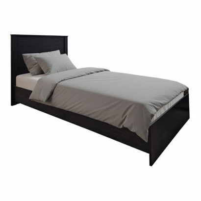 Κρεβάτι Athos pakoworld σε wenge απόχρωση 90x190εκ